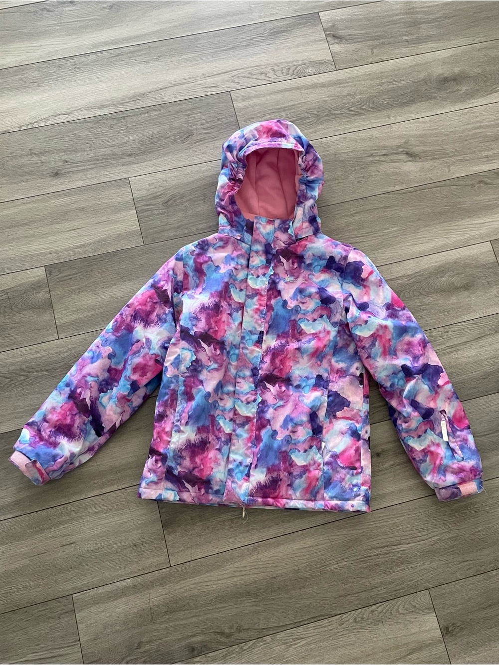 Kids' Hooded Puffer Jacket in Pink Purple
Tie-Dye